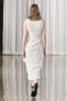 Фото #10 товара Платье из смесового льна со сборками — zw collection ZARA