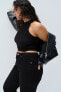 Фото #4 товара Джинсы для женщин H&M Curvy Fit Wide High Cropped