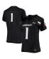 ფოტო #4 პროდუქტის Women's #1 Black Cincinnati Bearcats Finished Replica Football Jersey