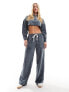 Фото #1 товара ASOS DESIGN bobble cord pull on cargo trouser in blue co-ord