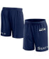 Фото #1 товара Men's College Navy Seattle Seahawks Clincher Shorts