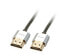 Фото #4 товара Кабель HDMI высокой скорости Lindy CROMO Slim A/A - 0,5 м - HDMI Type A (стандартный) - 3D - черный