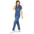 Celebrity Pink Juniors Slim Fit Boilersuit Women's XS Blue Cotton Pockets Solid