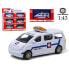 ATOSA 16x7x8.5 Cm Red Cross Ambulance