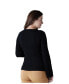 ფოტო #3 პროდუქტის Women's Maternity Sweater Knit Top