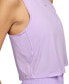 Фото #4 товара Women's Solid One Classic Dri-FIT Cropped Tank Top