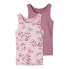 NAME IT Arctic Flowers Sleeveless base layer