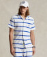 Фото #1 товара Men's Custom Slim Fit Striped Terry Camp Shirt