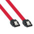 Фото #1 товара InLine SATA 6Gb/s Cable with latches 0.5m