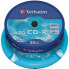 Фото #1 товара CD-R Verbatim AZO Crystal 25 штук 700 MB 52x