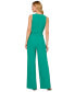 ფოტო #2 პროდუქტის Women's Wide-Leg Crepe Jumpsuit