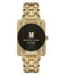 ფოტო #6 პროდუქტის Women's Mink Platinum Series 18k Gold-plated Stainless Steel Watch, 28mm