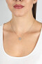 Фото #2 товара Glittering silver necklace with zircons NCL24W