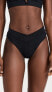 L*Space 293443 Women's Court Bikini Bottoms, Black, size S