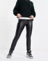 Фото #8 товара Noisy May faux leather leggings in black