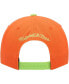 Фото #5 товара Men's Orange San Jose Earthquakes Throwback Logo Snapback Hat