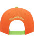 Men's Orange San Jose Earthquakes Throwback Logo Snapback Hat Оранжевый - фото #5