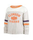 Фото #2 товара Women's Oatmeal Distressed Clemson Tigers All Class Lena Long Sleeve T-shirt