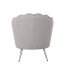 Фото #3 товара Кресло Home ESPRIT Серый Серебристый Металл 80 x 75 x 86 cm