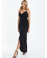 ფოტო #3 პროდუქტის Women's Embellished Strap Evening Dress