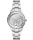 Фото #1 товара Наручные часы BCBGMAXAZRIA Women's Classic Gold-Tone Stainless Steel Mesh Floral Watch 38mm