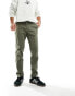 Jack & Jones Intelligence 2 pack slim tapered chino in dusty olive & black dusty olive/black, W36 L34 - фото #14