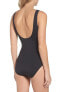 Фото #2 товара Tommy Bahama Women's 189237 Pearl One-Piece Swimsuit Black Size 4