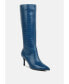 Фото #3 товара uptown pointed mid heel calf boots