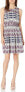 Фото #2 товара Платье женское Donna Morgan 241238 с эластичным поясом и расклешенной юбкой Navy Fusion размер 8