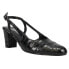 Фото #2 товара VANELi Delle Croc Round Toe Slingback Pumps Womens Black Dress Casual 309250