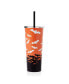 Фото #1 товара Ombre Bats Insulated Tumbler with Straw, 24 oz