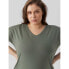 ფოტო #5 პროდუქტის VERO MODA CURVE Aya short sleeve v neck T-shirt