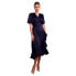 Фото #1 товара Платье YAS Thea Wrap Midi с коротким рукавом
