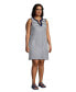 Фото #5 товара Plus Size Cotton Jersey Sleeveless Swim Cover-up Dress Print