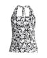 Plus Size Square Neck Halter Tankini Swimsuit Top