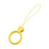 Фото #1 товара Прочий аксессуар для смартфонов Hurtel силиконовый держатель для телефона "Алмазное кольцо" желтый