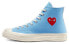 Фото #1 товара Кеды Converse Chuck Taylor All-Star 70s Hi Comme des Garcons Play Bright Blue (Голубой)