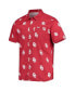 ფოტო #6 პროდუქტის Men's Crimson Oklahoma Sooners Super Slack Tide Omni-Shade Button-Up Shirt