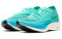 Фото #3 товара Кроссовки Nike ZoomX Vaporfly Next% 2 женские сниженные с нескользящей подошвой голубого и зеленого цвета