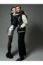 Фото #1 товара Юбка женская Koton Mini из металлизированной искусственной кожи с деталями на молнии