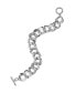 ფოტო #2 პროდუქტის Silver-tone Curb Link Chain Toggle Bracelet