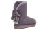 Фото #4 товара Угги UGG Classic Short Cuffed Bow Purple Grey