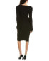 Фото #2 товара Caara Adrina Cashmere-Blend Sweaterdress Women's Black L