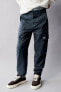 Cargo trousers with label detail