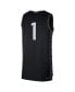Фото #2 товара Men's #1 Black Michigan State Spartans Limited Authentic Jersey