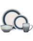 Фото #1 товара Eclipse Blue 16-Pc. Set, Service for 4