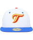 Фото #4 товара Men's White, Royal Toronto Blue Jays 30th Anniversary Cherry Lolli 59FIFTY Fitted Hat