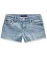 ფოტო #1 პროდუქტის Big Girls Frayed Denim Shorts