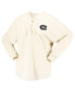 ფოტო #3 პროდუქტის Women's Cream Montreal Canadiens Original Six Lace-Up Spirit Jersey Long Sleeve T-shirt