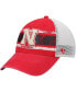 Фото #3 товара Men's Scarlet, White Nebraska Huskers Interlude MVP Trucker Snapback Hat